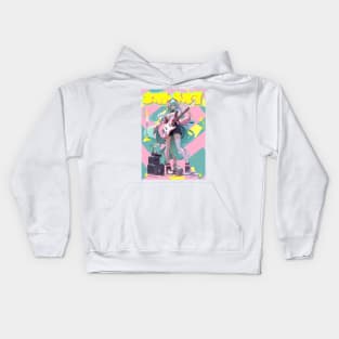 SAIKOU GROUPIE GAL 2 - NEOTOKIO3 BEST BAND | Anime Manga Music Cute Anime Pop Art Otaku Culture | PROUD OTAKU Kids Hoodie